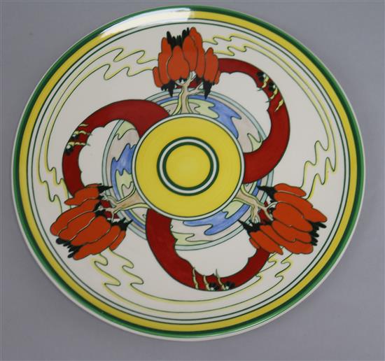 A modern Wedgwood Clarice Cliff Centenary Collection Bizarre cabinet dish